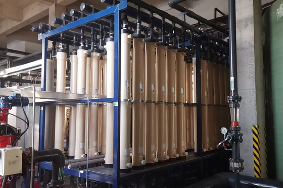 150 l/m2 Systemy ultrafiltracji Oczyszczanie ścieków Ultrafiltracja Filtr membranowy