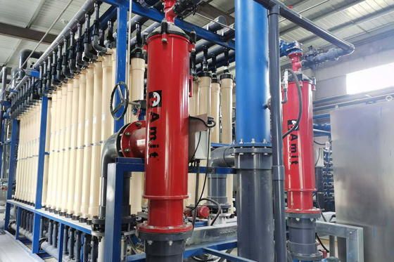System membranowy ultrafiltracji do oczyszczania wody przemysłowej usuwa bakterie i wirusy